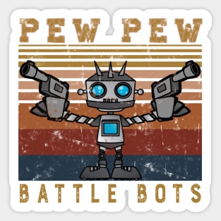 Battle Bots Battlebots robot war combat bots Sticker